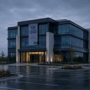 Unleased office building with potentially no future